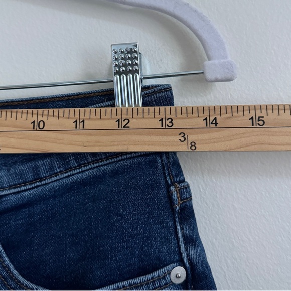 MADEWELL THE PERFECT VINTAGE STRAIGHT JEAN Size 24 Dark Wash Denim Oversized - Picture 6 of 9